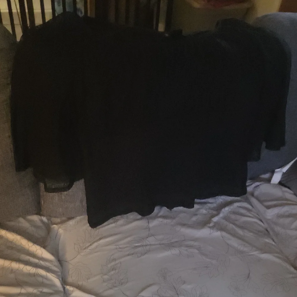 Le Femme en Noir Wicked Web Blouse- 3X - Picture 3 of 4